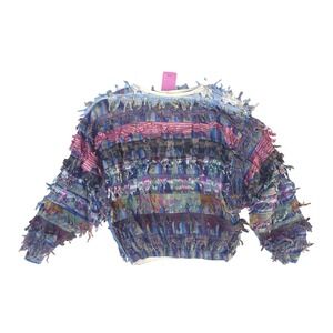 Paula Sweet Muslin Mink Long Sleeve Crew Neck Pullover Jumper Size L